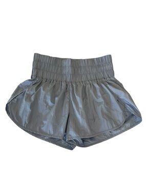 New XS Altar’d State AS Revival Blue Smocked Dolphin Hem Flowy Athletic Shorts